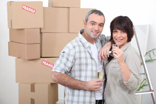 Secure Chinatown storage unit with organized boxes and seasonal belongings