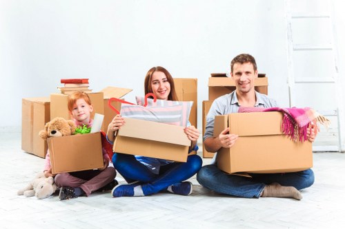 Professional movers handling a Chinatown relocation efficiently