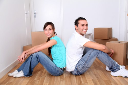 Furniture and IT setup during Chinatown office removals